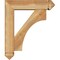 Ekena Millwork Westlake Arts and Crafts Rough Sawn Bracket w/ Offset Brace, Western Red Cedar, 6"W x 22"D x 26"H BKT0604X22X26WTL03RWR - alternate 2